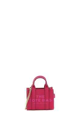 Marc Jacobs The Leather Nano Women's Tote Charm Bag | Choose Color
