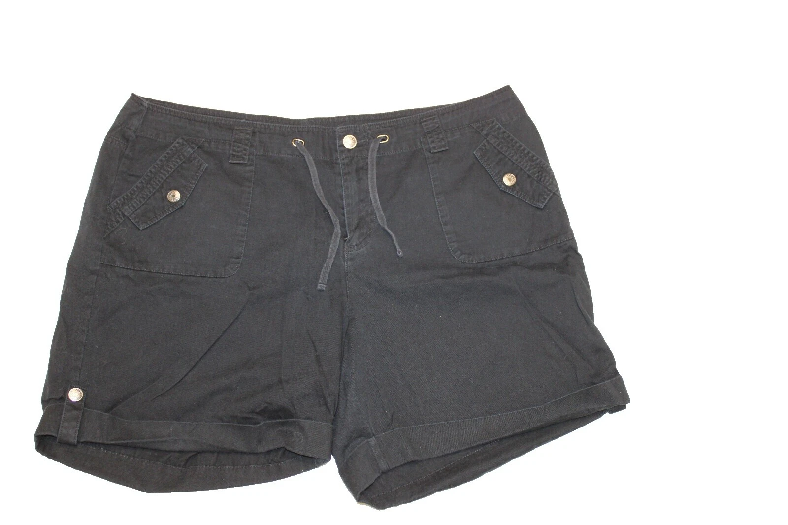 Pantalón corto negro de algodón Venezia para De mujer