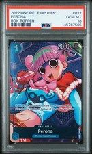 One Piece TCG OP01-077 Perona Romance Dawn Foil PSA 10