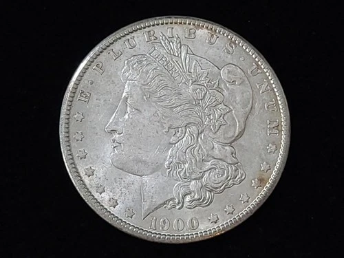 1900 Morgan Silver Dollar About Uncirculated+ NICE!