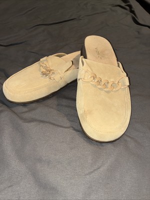 Vionic Womens Georgie Chain Slip On Flat Mules Shoes Sz 10