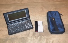 HP 95LX Palmtop PC - Pocket Computer w/ 512K SRAM Storage Card Case - Powers On