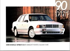1990 Dodge Spirit Es Automobile 4x6 Advertising Postcard