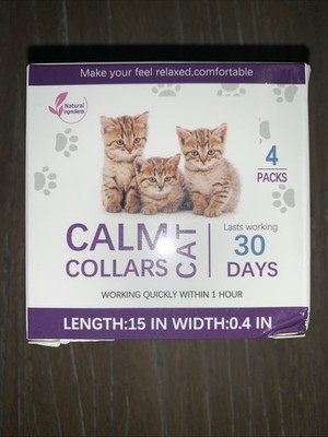 Cat Calming Collars Pack Of 3 Sealed Collars