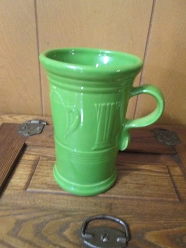 Fiestaware Shamrock Green Latte mug coffee cup discontinued Fiesta