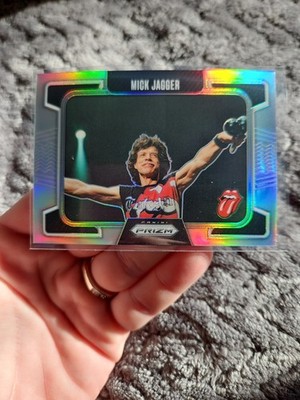 2025 Panini Prizm The Rolling Stones #65 Silver Holo Prizm Mick Jagger