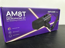 Fifine AmpliGame AM8T USB XLR Gaming Microphone Kit Streaming Boom Arm OPEN BOX