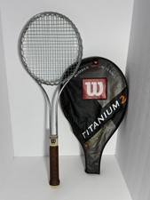 Wilson T2000 Wire Wrapped Vintage Aluminum Metal Tennis Racket Made In USA