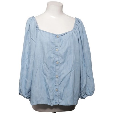 Lindex, Bluse, Größe: XL, Blau, Lyocell, Einfarbig, Denim, Damen #jPl