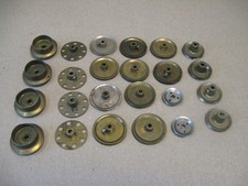 Vtg 1928 Gilbert Erector White Truck Set 7-1/2 Wheels Pulleys Pierced Disc Lot