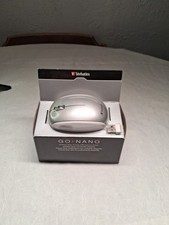 Verbatim Go Nano Wireless Laser Mouse With Mercury Finish