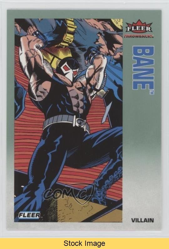 2026 Fleer Throwbacks 1992-93 DC Edition Teal Bane #22 READ 1v9a
