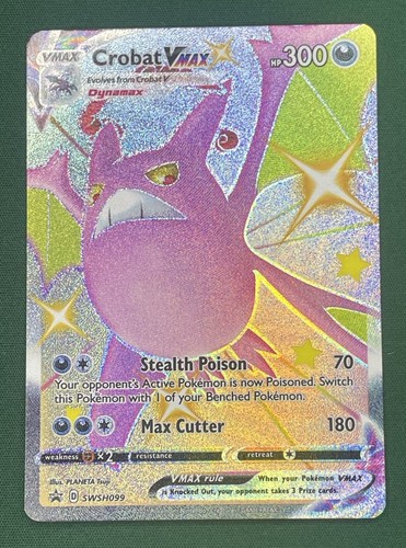 Crobat VMAX SWSH099 SWSH: Sword & Shield Promo Cards Holo - Picture 1 of 2