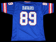 MARK BAVARO SIGNED AUTO CUSTOM JERSEY NEW YORK GIANTS w/ JSA CERT