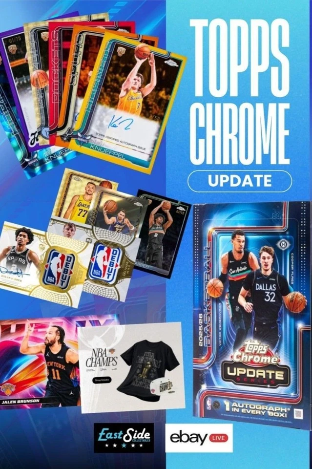 🇦🇺NBA BREAKS 🇦🇺 TOPPS CHROME UPDATE🇦🇺NEW RELEASE🇦🇺