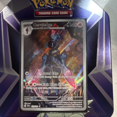 Pokémon Ceruledge 197/191 Sv08 Surging Sparks Holo Illustration Rare 140 HP  Card