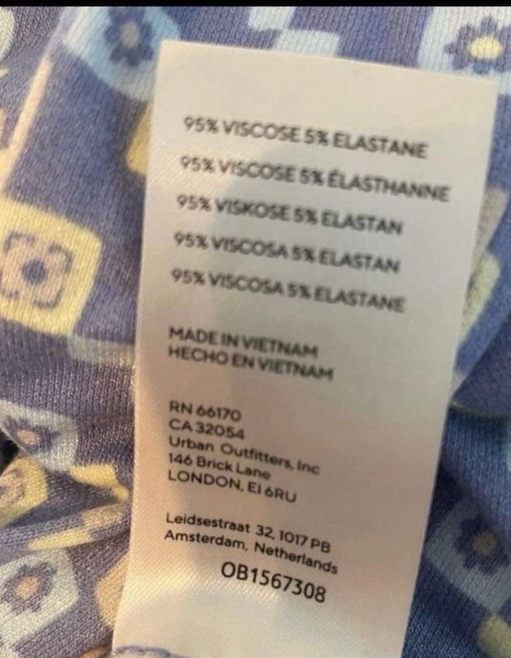 Nuevo con etiquetas Mono Clásico Free People Shayla Halter Azul Estampado Pierna Ancha Talla Pequeña Foto 4 de 4