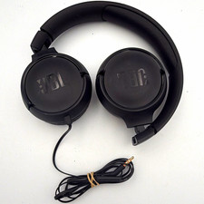JBL TUNE500 Black On-Ear Wired Headphones 3.5mm Jack Adjustable Headband