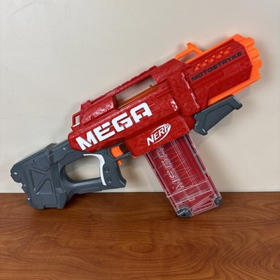 Hasbro Nerf - Mega Motostryke - Pistolet Mitrailleur à Fléchettes