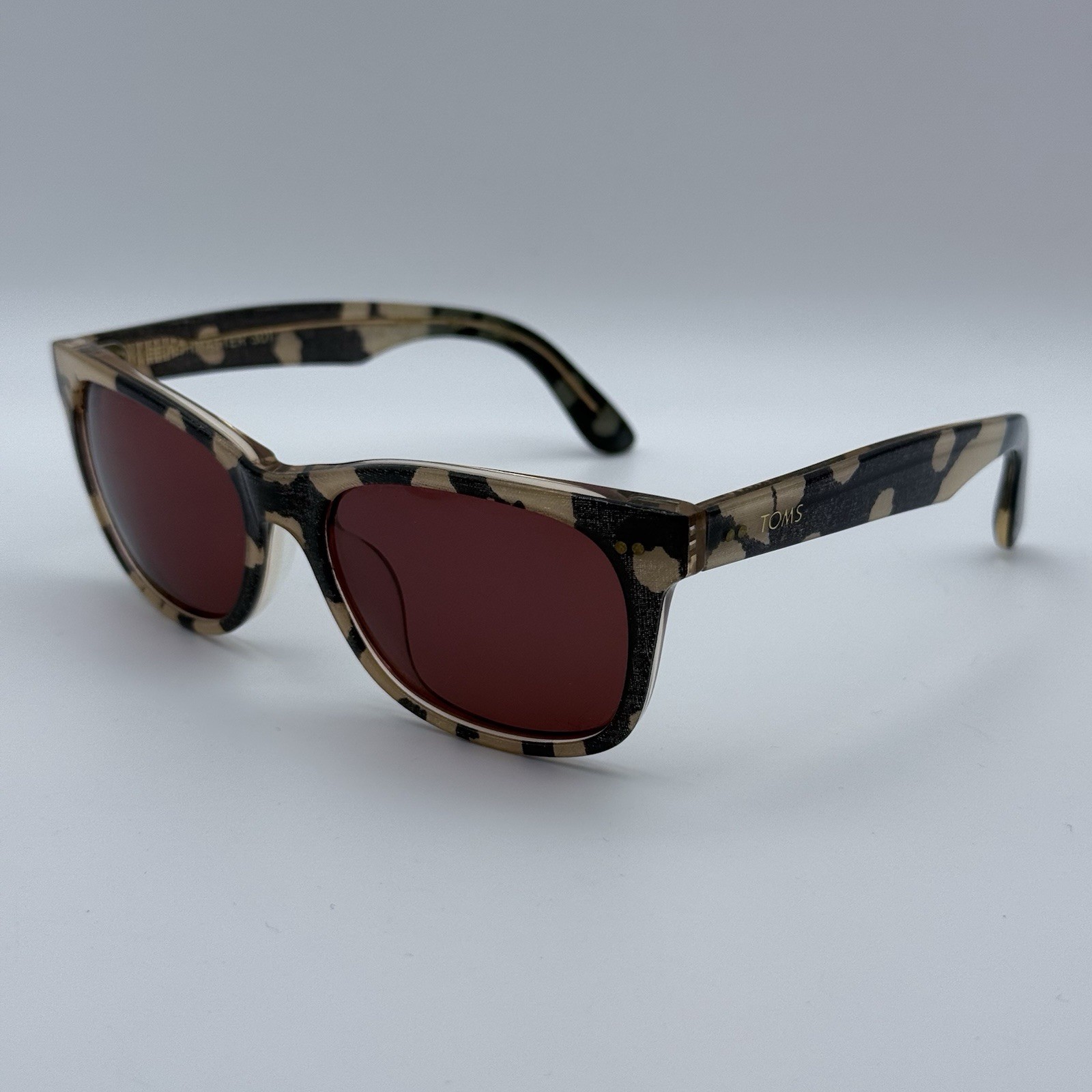 Toms Beachmaster 301 Tortoise Shell Sunglasses Fu… - image 1