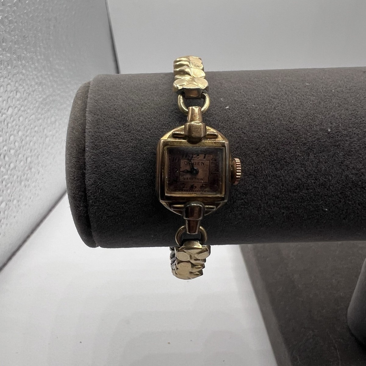 Vintage Gruen Veri-Thin Wind Up Watch Rose Gold Tone Untested Classic Beauty gruen-veri-thin-precision-rose  main image 4