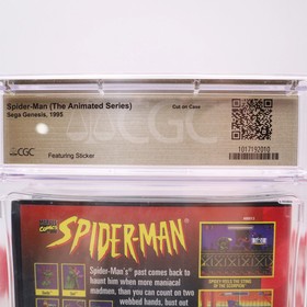 Sega Genesis SPIDERMAN / SPIDER-MAN: THE ANIMATED SERIES CGC GRADED NEW Sealed!
