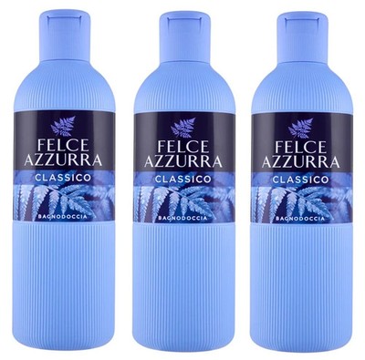 3x Felce Azzurra Classico Bagnodoccia Badeschaum klassischer Duft, 3x 650ml