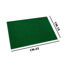 CF 20 SPONGE LARGE GREEN FIBER PROFESSIONAL KITCHEN SINKS RESTAURANTS PIZZERIAS