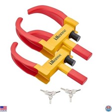 Adjustable Wheel Lock Set - Anti-Theft Tire Security for Trailers, Cars  SUVs