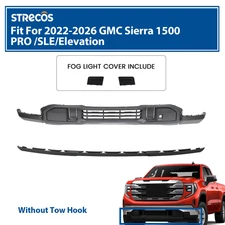Front Lower Bumper Cover Fascia Valance Kit Set For 2022-2026 GMC Sierra 1500