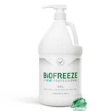 Biofreeze Professional Pain Relieving Gel, 1 Gallon Pump, Green
