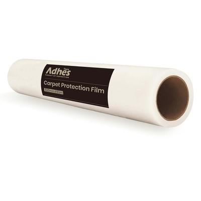 Carpet Protection Film, Clean Removal, 24'' x 200', Clear Self-Adhesive