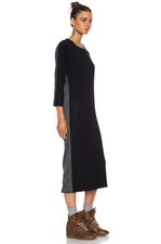 Isabel Marant Deena Stretch Wool Maxi Dress size: 36/4 