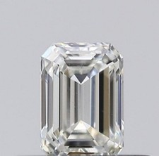100% Natural I/SI Grade Diamond Loose Emerald Cut 4x3 mm GIA CERTIFIED 0.31 Ct 1015.26 per carat