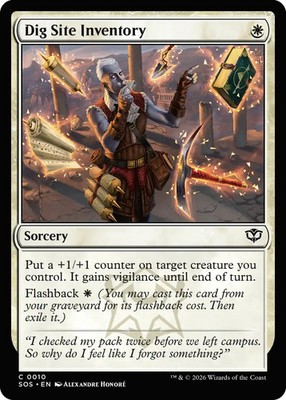 Dig Site Inventory - 0,50 $ DSCNT PER ADD-ON - MTG - 10 - SOS