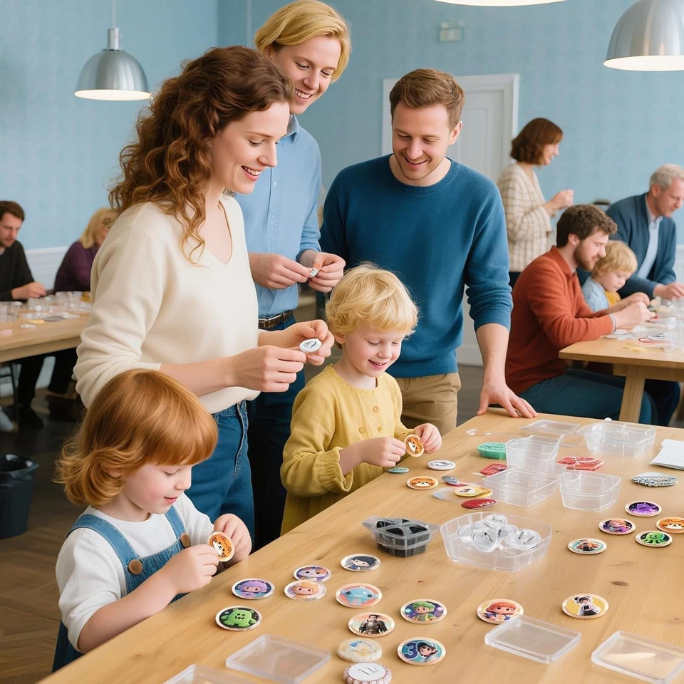 30 Stück Buttons Selber Machen 37mm 44mm 58mm Buttons Anstecker - Bild 2 von 4