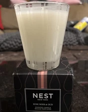 NEST NEW YORK Scented Candle - ROSE NOIR & OUD 8.1oz Wick Candle With Box