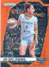 2024 Panini Prizm WNBA LOU LOPEZ SENECHAL #121 ORANGE VELOCITY PRIZM WINGS