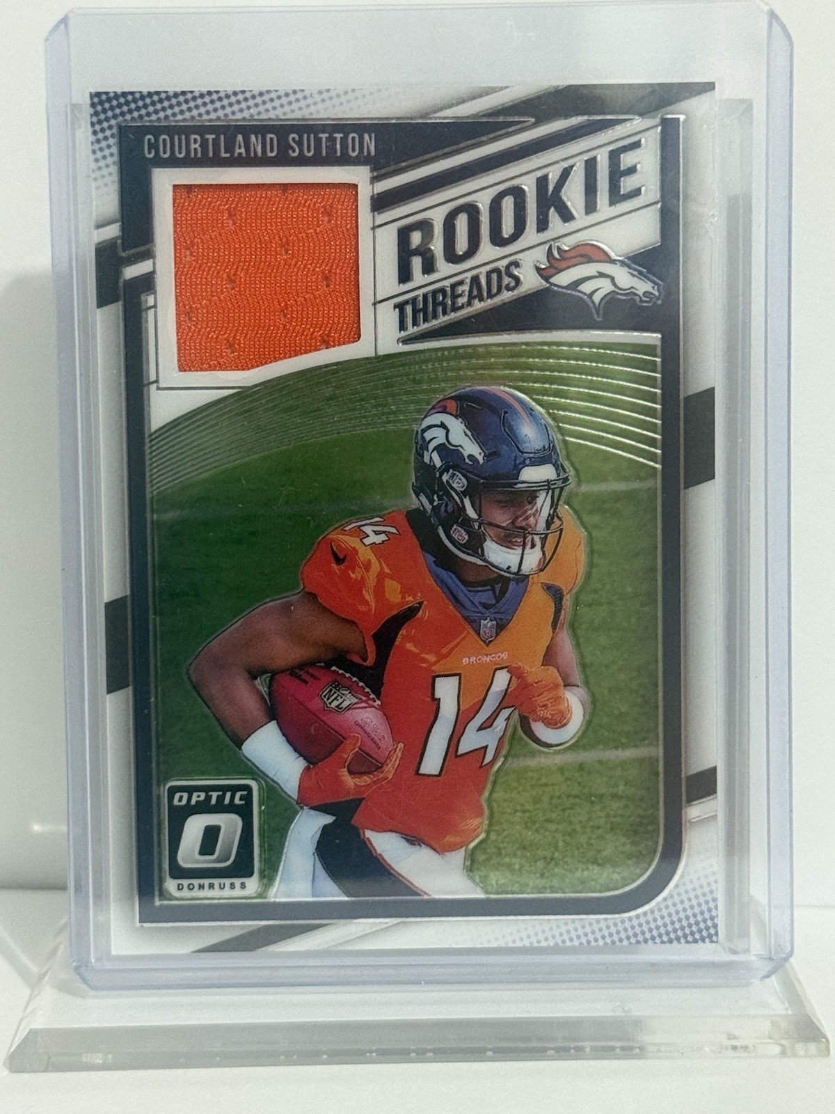 2018 Donruss Rookie Threads Courtland Sutton #12 Relic #Broncos #NFL #Denver