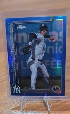 2025 Topps Chrome - Cody Bellinger #83 Blue Refractor /150