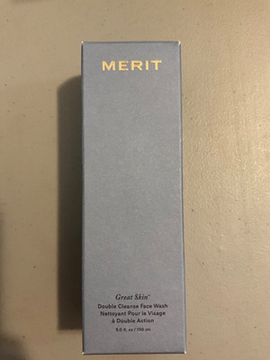 MERIT Great Skin Double Cleanse face wash nettoyant puor le visage