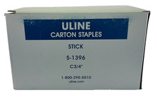 ULINE S-1396 C3/4 Carton Closing Staples 3/4" 20,000 Case Box Packaging