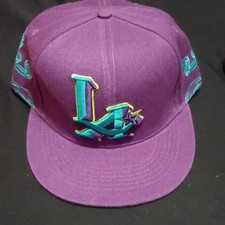 Embroidered Purple/Teal Baseball Cap LA Star ...