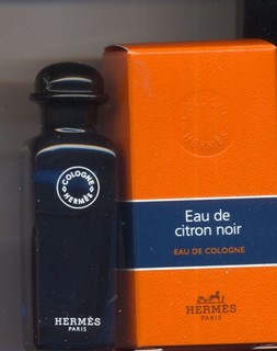 EAU DE CITRON NOIR d'HERMES eau de Cologne 7 5 ml pleine avec boite.