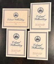 Colonial Williamsburg 24K Gold Finish Ornaments 4 