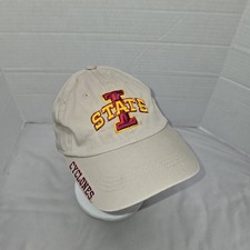 Iowa State Cyclones Hat College University Sports Cap Adj Strapback Euc Russell
