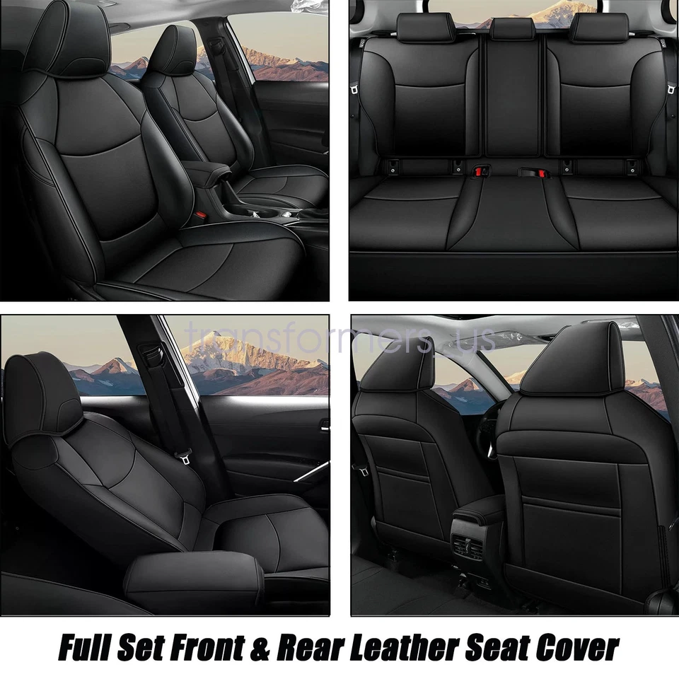 For 2022-2025 Toyota Corolla Cross Seat Covers Full Set Front & Rear Cushions Foto 3 de 4