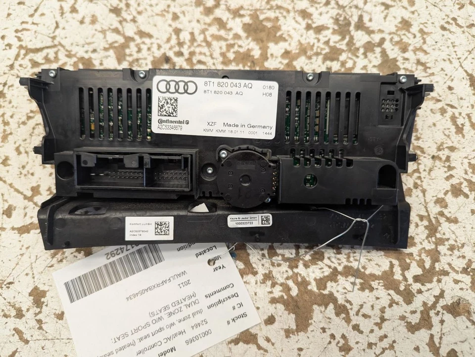 Asientos térmicos de doble zona con control de temperatura para AUDI A5 784978 10-13 Foto 2 de 4