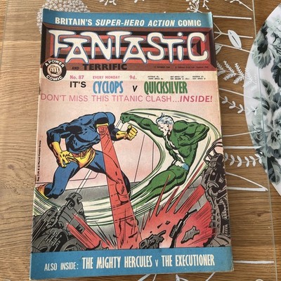 Fantastic Issue No. 87 (1968) Vintage Power Comic Weekly, Rare Marvel US reprint