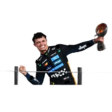 LANDO NORRIS 2025 ABU DHABI GP LATEST F-1 GO KART RACING SUIT - ALL SIZES